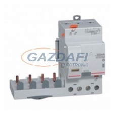 LEGRAND 410512 DX3 áramvédő relé 4P 400V~ AC 63A 300mA villanyszerelés