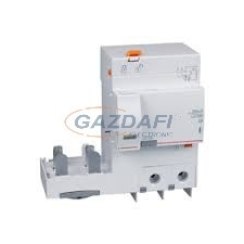 LEGRAND 410578 DX3 áramvédő relé 2P 230V~ Hpi 125A 30mA villanyszerelés