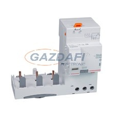 LEGRAND 410608 DX3 áramvédő relé 3P 400V~ Hpi 63A 300mA villanyszerelés