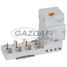 LEGRAND 410640 DX3 áramvédő relé 4P 400V~ Hpi 63A 300mA villanyszerelés