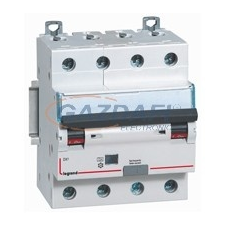 LEGRAND 411238 DX3 4P kombinált áram-védőkapcsoló C10 6000A / 10kA 300mA A típus villanyszerelés