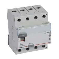 LEGRAND 411776 TX3 áram-védőkapcsoló 4P D 63A 100MA A villanyszerelés