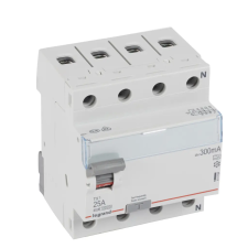LEGRAND 411784 TX3 áram-védőkapcsoló 4P D 25A 300MA A villanyszerelés