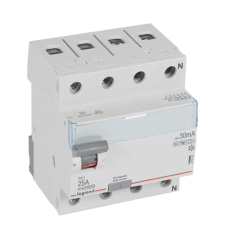 LEGRAND 411814 TX3 áram-védőkapcsoló 4P D 25A 30MA A-HPI villanyszerelés
