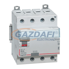 LEGRAND 411815 TX3 áram-védőkapcsoló 4P D 40A 30MA A-HPI villanyszerelés