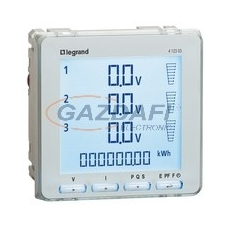 LEGRAND 412053 EMDX3 univerzális mérő ajtóra 96x96 4 slot villanyszerelés