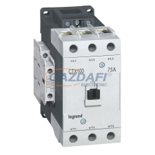 LEGRAND 416190 CTX3 ip. mágneskapcs. 3P 75A 2Z+2NY 24V AC villanyszerelés