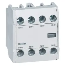 LEGRAND 416855 CTX3 á.j. segédérintkező 2Z+2NY mellső rögzítés villanyszerelés