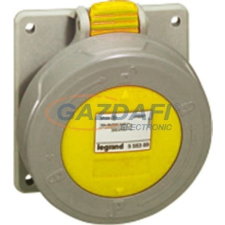 LEGRAND 555381 P17 Tempra Pro Dafbe162k04T 130V IP67 döntött aljzat villanyszerelés