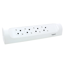 Legrand 694503 sarokba illeszkedő 4-es elosztósor, kábel nélkül,fehér hosszabbító, elosztó