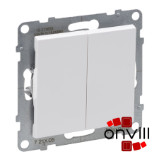 LEGRAND 721105IP44, Suno Csillárkapcsoló, 10 AX, IP44, Fehér világítási kellék