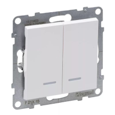 LEGRAND 721115 suno 105 fehér jelzőfényes csillárkapcsoló világítási kellék