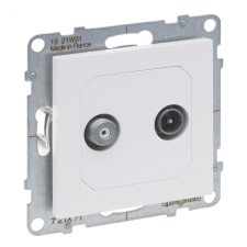 LEGRAND 721171 Suno TV-SAT aljzat csillagpontos, fehér villanyszerelés