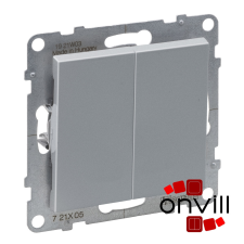 LEGRAND 721305IP44, Suno Csillárkapcsoló, 10 AX, IP44, Alumínium világítási kellék