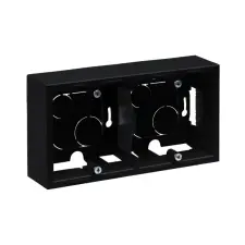 LEGRAND 721495 Suno kettes kiemelődoboz, fekete villanyszerelés