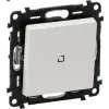 LEGRAND 752104 Valena Life egypólusú kapcsoló ellenőrzőfénnyel 10 AX,230V,fehér