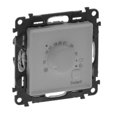 LEGRAND 752333 Valena Life elektronikus szobatermosztát alumínium villanyszerelés