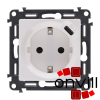 LEGRAND 753135 Valena Life körmös/fehér 2P+F csatlakozóaljzat+ USB C-túpusú 1,5A-5V-7,5W töltőaljzat