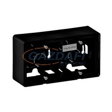 LEGRAND 754067 Valena Life kiemelődoboz, kettős, fekete villanyszerelés