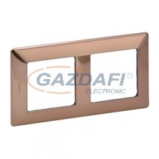 LEGRAND 754162 Valena Life kettős keret réz dekor villanyszerelés