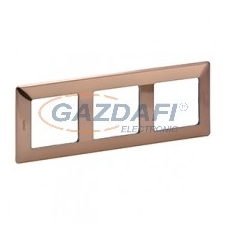 LEGRAND 754163 Valena Life hármas keret réz dekor villanyszerelés