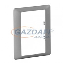 LEGRAND 754241 Valena Life egyes keret 2x2P+F csatlakozóaljzathoz alumínium villanyszerelés