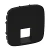 LEGRAND 755418 Valena Allure RJ11/RJ45 aljzat burkolat, Fekete