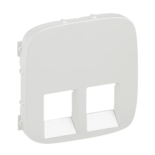 LEGRAND 755429 Valena Allure 2xRJ11/RJ45 aljzat burkolat, Gyöngyház villanyszerelés