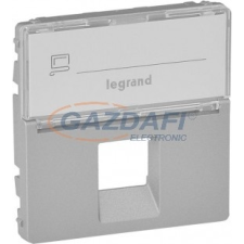 LEGRAND 755472 Valena Life 1xRJ45 csatlakozóaljzat burkolat, címketartóval alumínium villanyszerelés