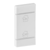 LEGRAND 755565 MyHome (Valena Life) általános BE/KI jelölés bal oldali burkolat, fehér