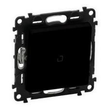 LEGRAND 756326 Valena Life váltókapcsoló jelzőfénnyel, mechanizmus burkolattal, 10 AX, fekete villanyszerelés