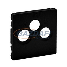 LEGRAND 756792 Valena Life TV-Rádió-SAT csatlakozóaljzat burkolat, fekete villanyszerelés