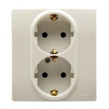 LEGRAND 764634 Niloé bézs 2×2P+F csatlakozóaljzat villanyszerelés