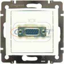 LEGRAND 770083 Valena HD15 csatlakozó, fehér villanyszerelés