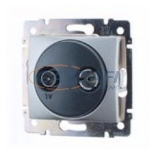 LEGRAND 770134 Valena TV-RD aljzat átm alumínium villanyszerelés