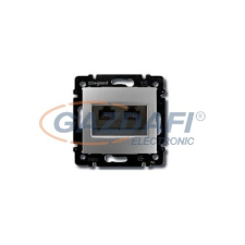 LEGRAND 770233 Valena 2xRJ45 LCS2 Cat6 FTP aljzat alumínium villanyszerelés