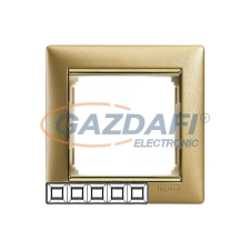 LEGRAND 770305 Valena ötös keret, matt arany villanyszerelés