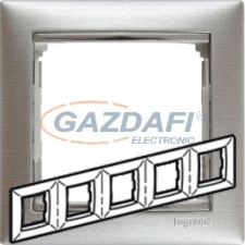 LEGRAND 770335 Valena ötös keret, alumetál villanyszerelés