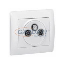 LEGRAND 771289 Galea Life TV-RD-SAT burkolat alumínium villanyszerelés