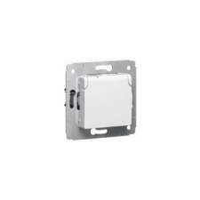 LEGRAND 773622 Cariva 2P+F aljzat csapófedéllel gyermekvédelemmel,230V,fehér villanyszerelés