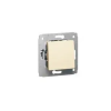 LEGRAND 773711 Cariva egypólusú nyomó keret nélkül,230V,bézs