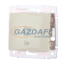 LEGRAND 774115 Valena egypólusú nyomó csengőjellel, jelzőfénnyel, elefántcsont,250V villanyszerelés