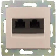 LEGRAND 774145 Valena 2xRJ45 LCS2 Cat6 STP aljzat, elefántcsont villanyszerelés