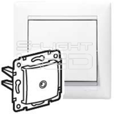 LEGRAND 774429 VALENA TV ANTENNA-CSATLAKOZÓALJZAT VÉGZÁRÓ, 1,5DB FEHÉR villanyszerelés