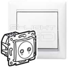 LEGRAND 774434 VALENA TV-RD ANTENNA-CSATLAKOZÓALJZAT ÁTMENŐ, FEHÉR villanyszerelés