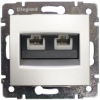 LEGRAND 774439 Valena Telefon-csatlakozóaljzat 2xRJ11 Fehér