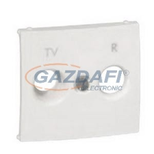 LEGRAND 774442 Valena TV-RD Antenna-csatlakozóaljzat Burkolat Fehér villanyszerelés