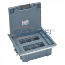 LEGRAND 88172 Padlódoboz műanyag fedéllel, merőleges szerelvényezés, 12 modul villanyszerelés