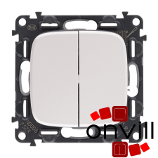 LEGRAND AG752005, Valena Allure Csillárkapcsoló, 10 AX, Gyöngyház világítási kellék