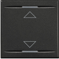 LEGRAND Axolute billentyűhöz, 2 modul fel-le szimbólum fekete HS4911/2AH villanyszerelés